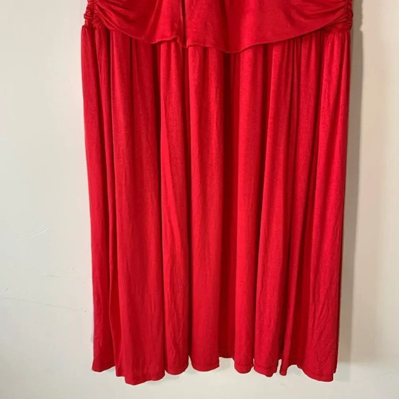 IGIGI Red Short Sleeve Flirty Dress Lace Women’s Size 18/20 Plus Curvy Girly New - Picture 3 of 9